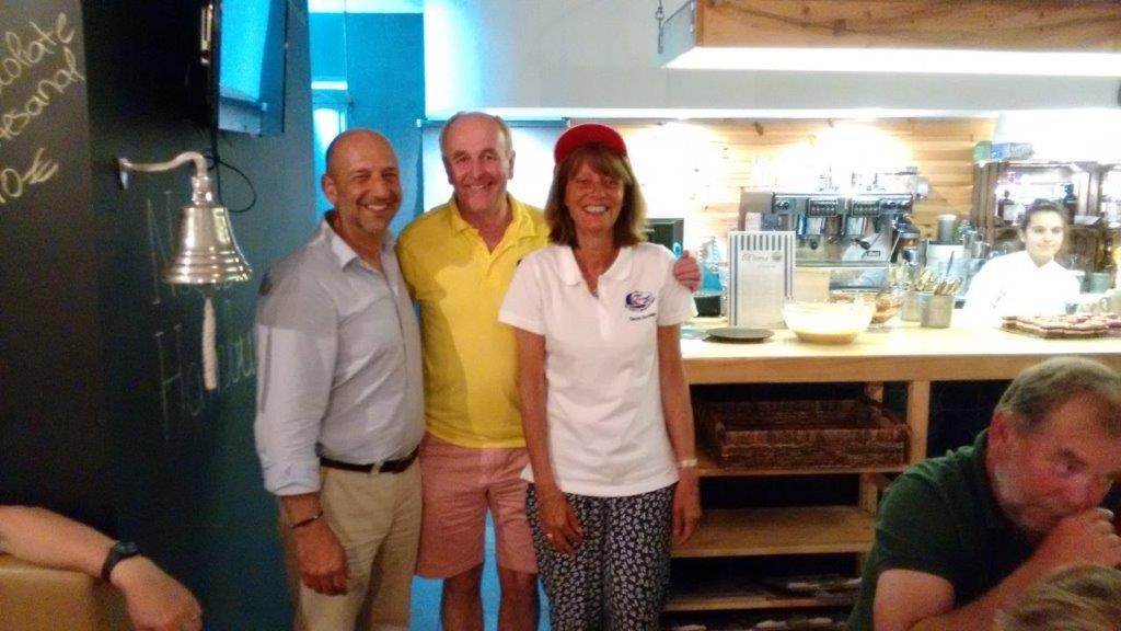 2017 ARC Portugal - Paulo, Andrew and Val © World Cruising Club